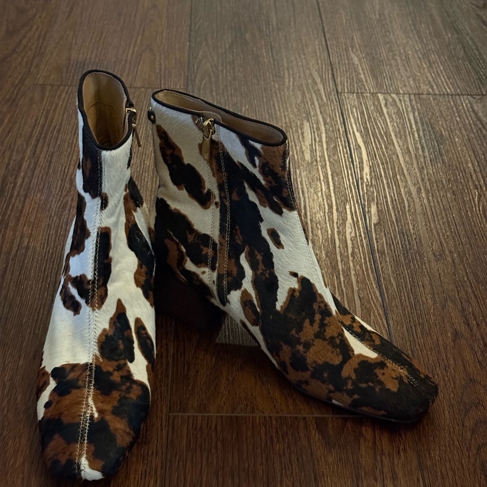 Sam Edelman Real Cow Fur Ankle Boots
